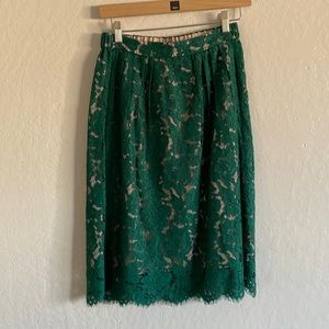 Jcrew lace skirt